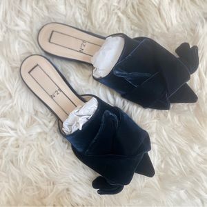 N21 Velvet Navy slippers 37